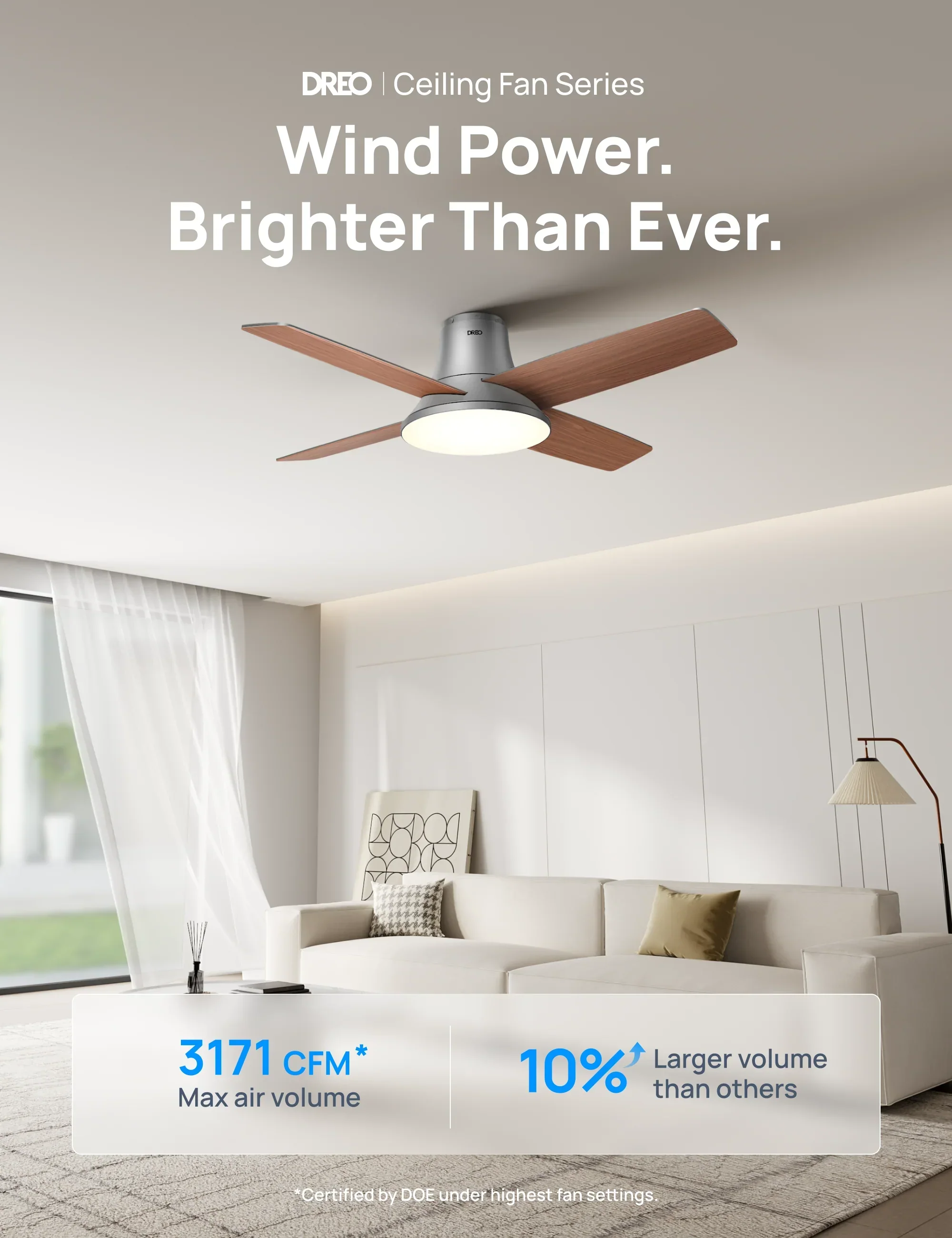 Smart Ceiling Fan 513S - Image 4