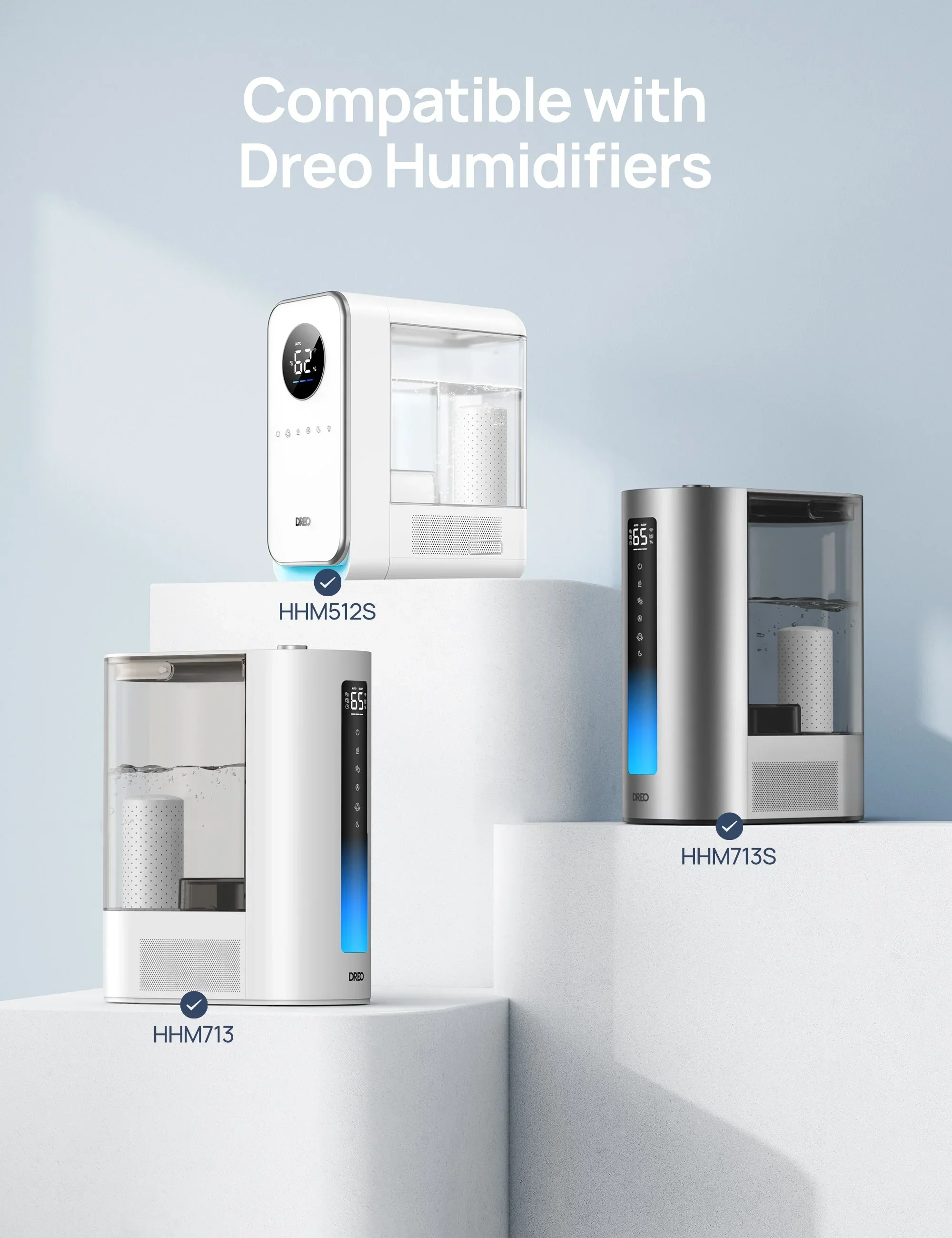 Demineralization Cartridge for Humidifiers - 3-Pack, Compatible with Dreo Humidifiers HM512S/713/713S/717S - Image 4