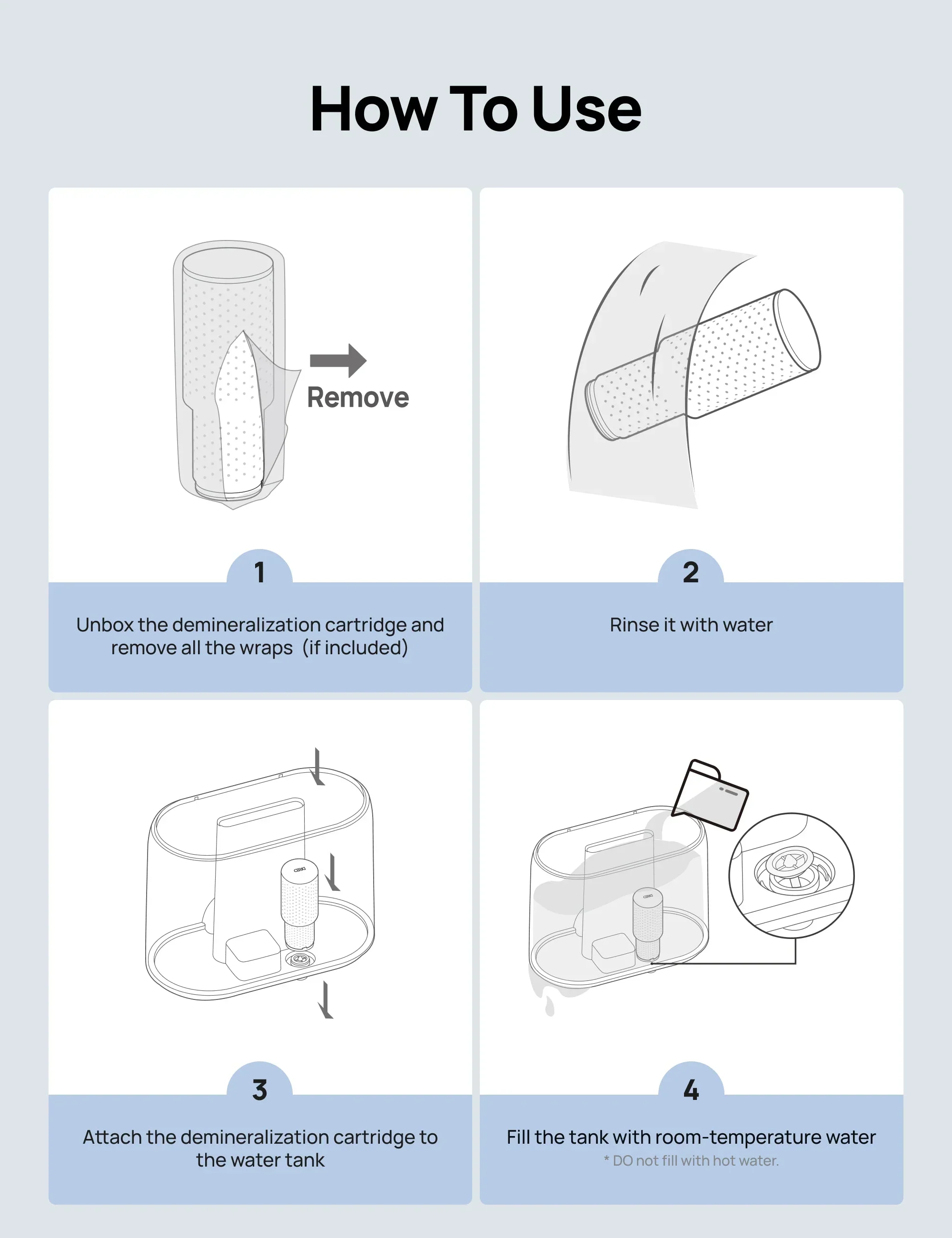 Demineralization Cartridge for Humidifiers - 3 - Pack, Compatible with Dreo Humidifiers 311/311S/524/524S/306/306S/409S/420S/321/312 - Image 7
