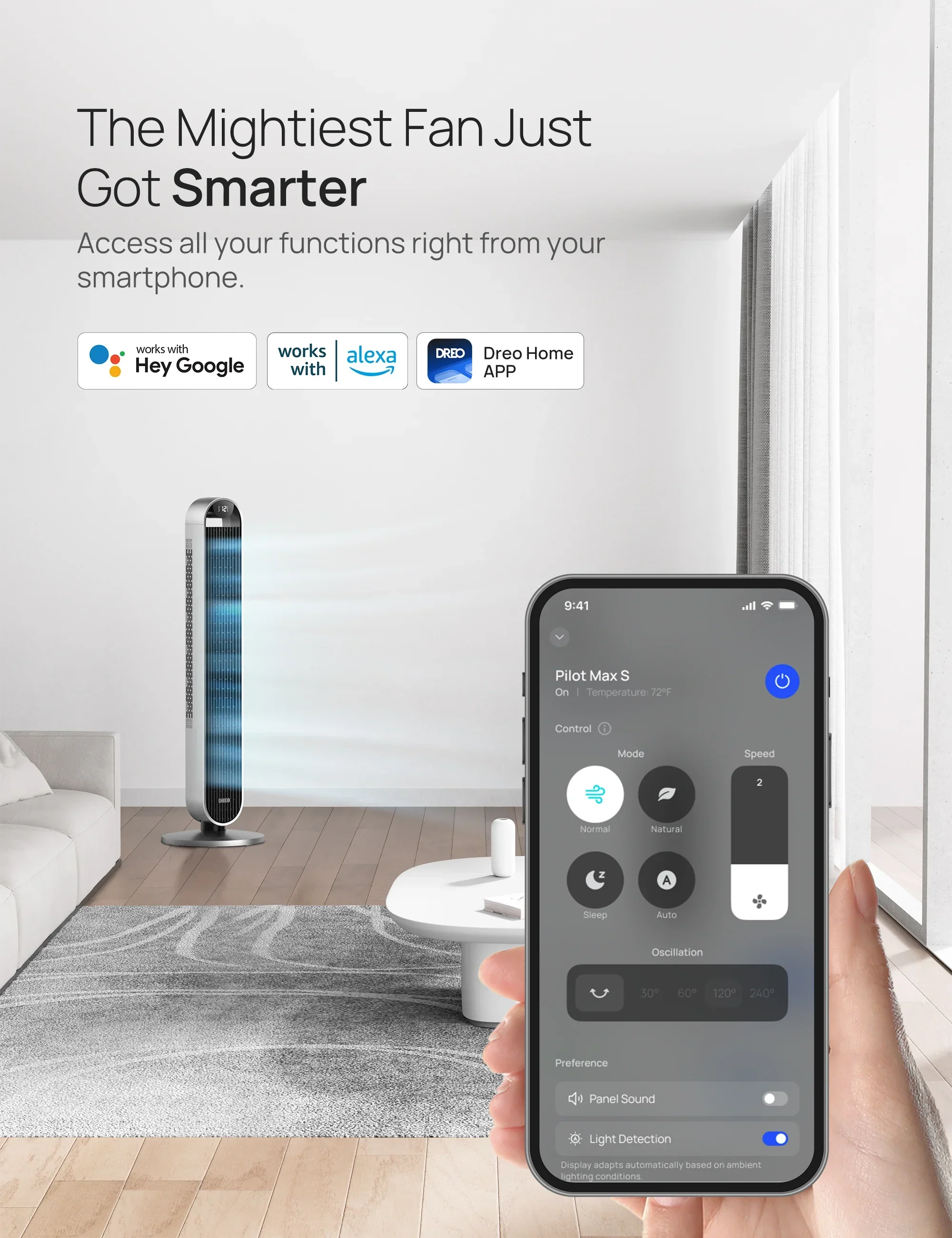 Smart Tower Fan Pilot Max S - Image 15