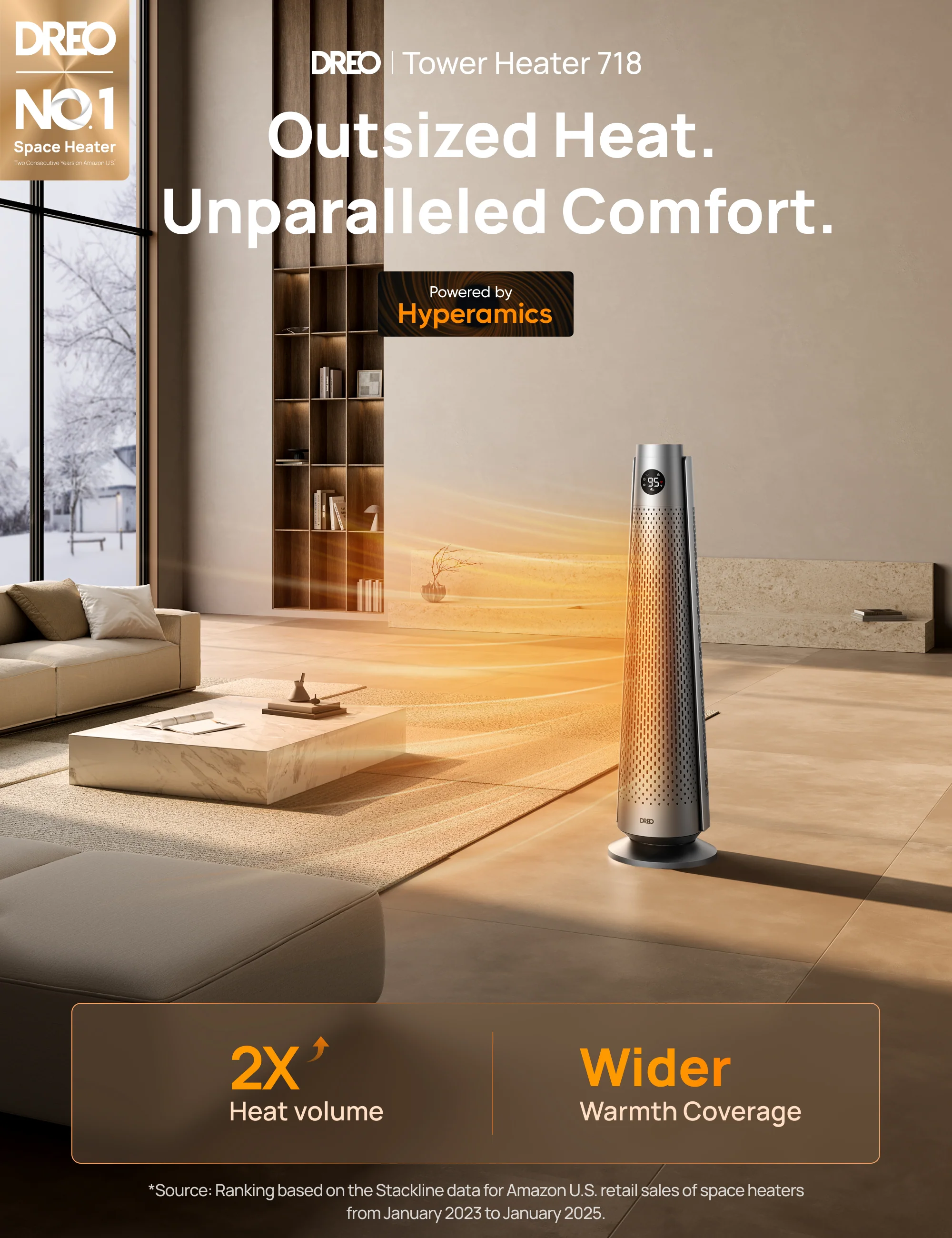 Tower Heater 718 & Smart Humidifier 735S 11L - Image 4