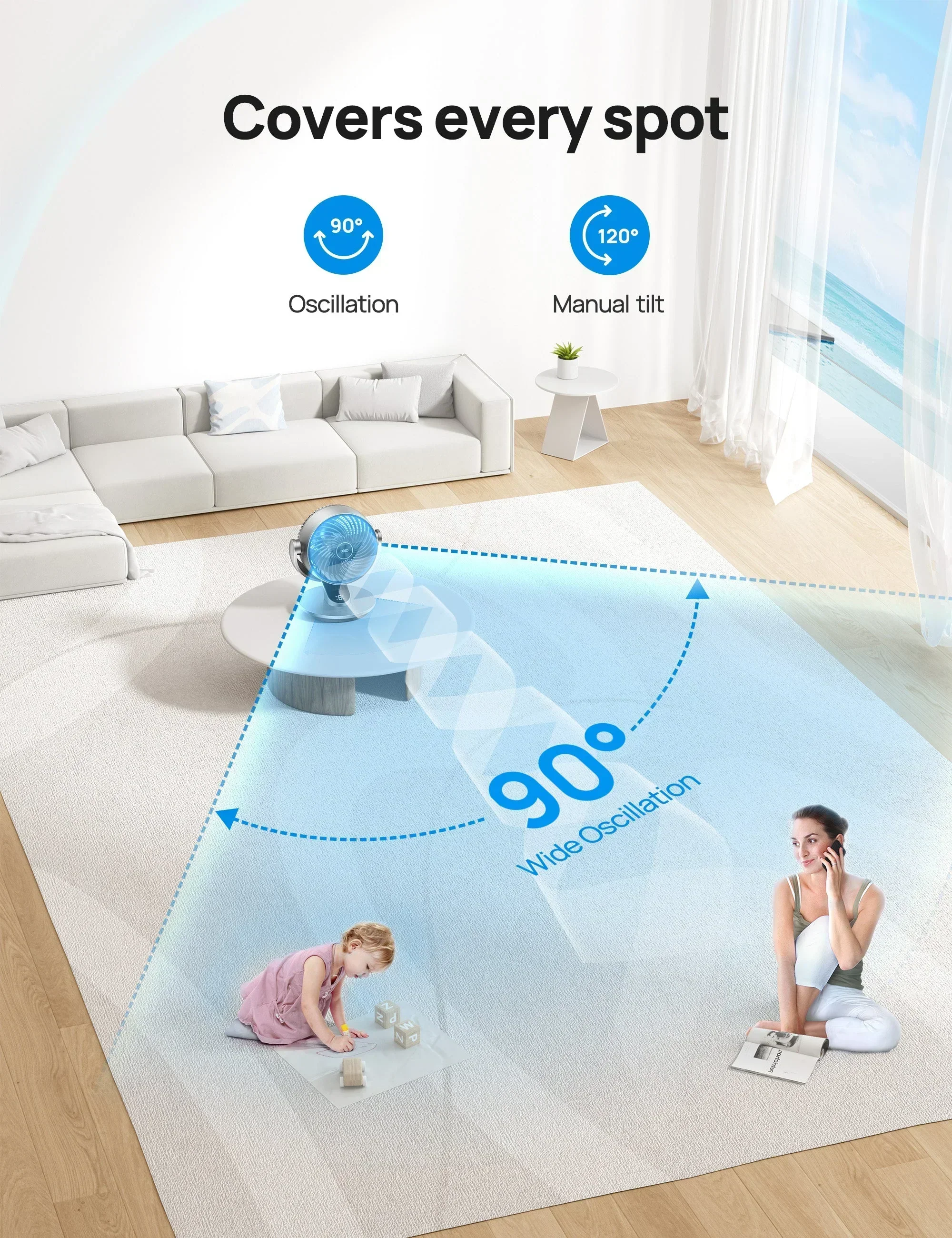 TurboPoly™ Table Fan 511S - Image 4